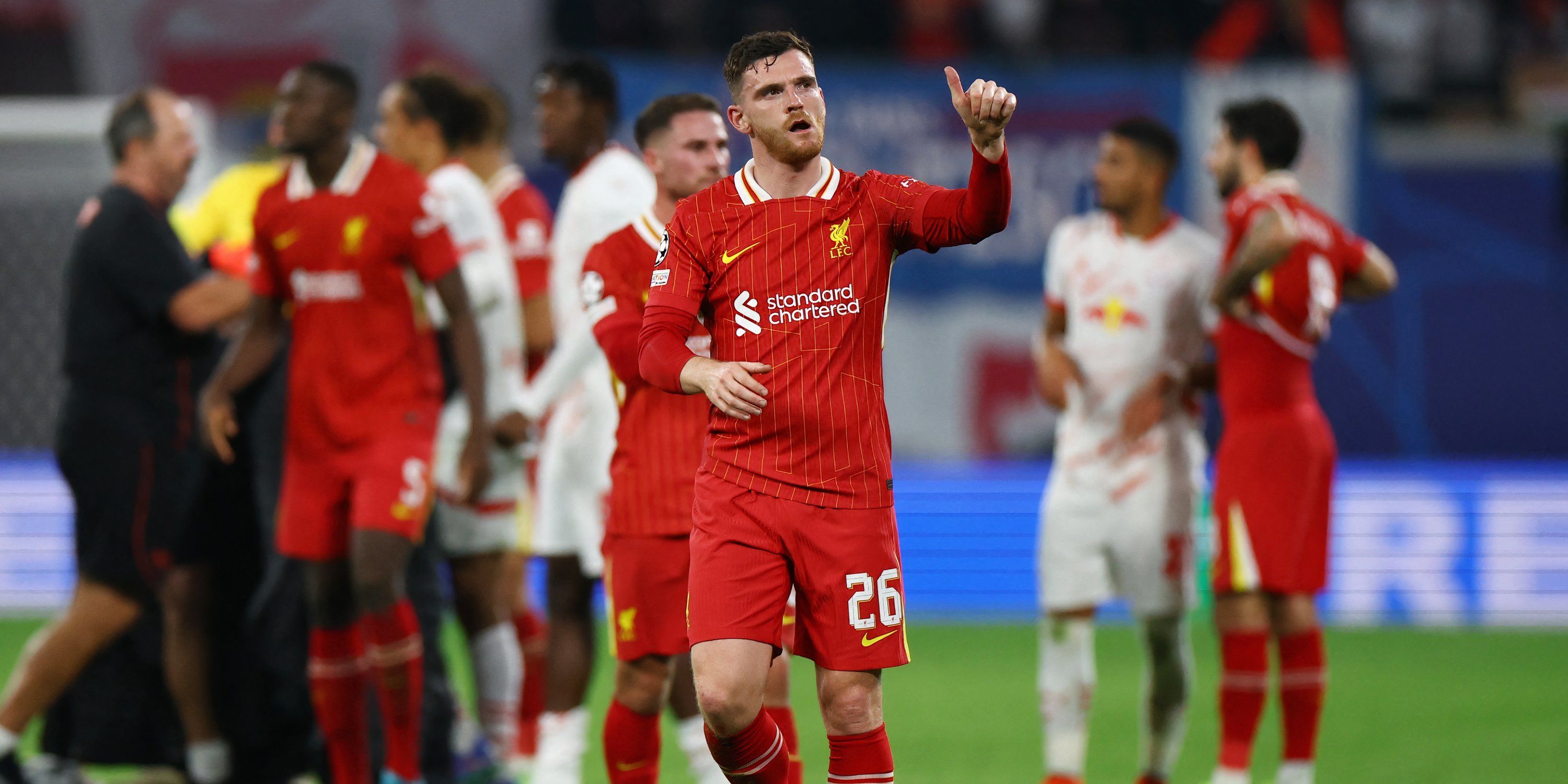 Liverpool'un defans oyuncusu Andy Robertson