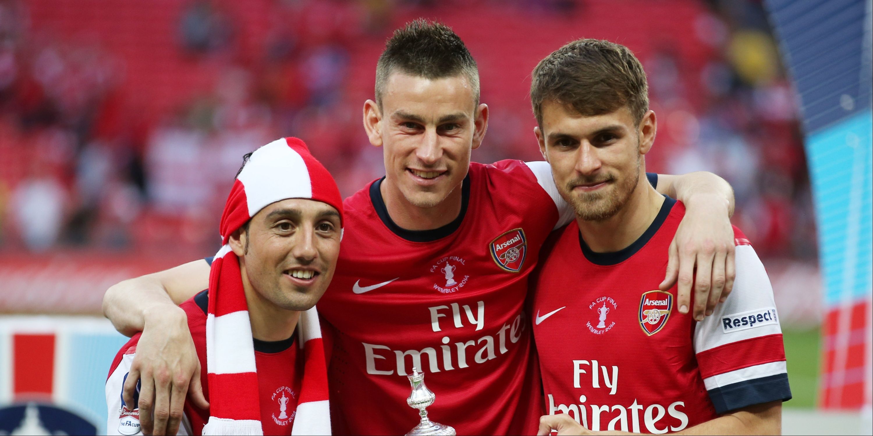 Koscielny-Ramsey-Cazorla-Arsenal